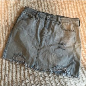 Mudd Faded Jean Skirt